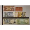 Image 1 : 6 FOREIGN BILLS: 1949 ALGERIA 50 CENTIMES, 1969