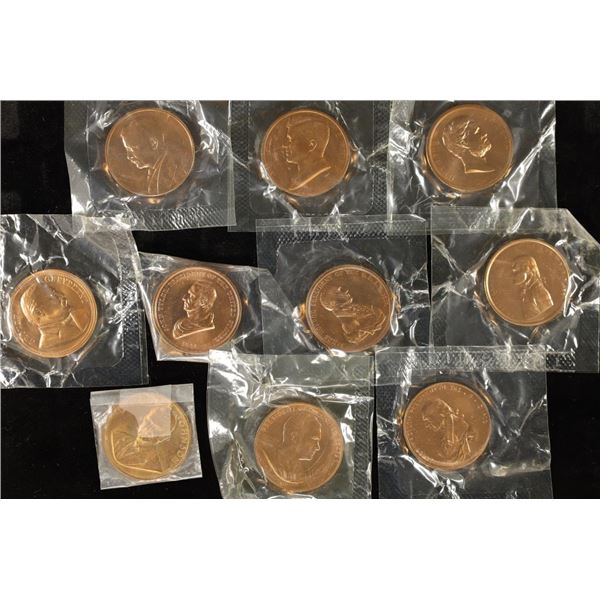 10-1 1/2'' PF BRONZE PRESIDENTIAL MEDALS ALL