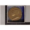 Image 1 : 3 1/2'' BRONZE MEDAL JOHN F. KENNEDY 3.8 OZ. BY