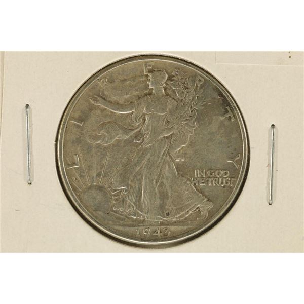 1943 SILVER WALKING LIBERTY HALF DOLLAR