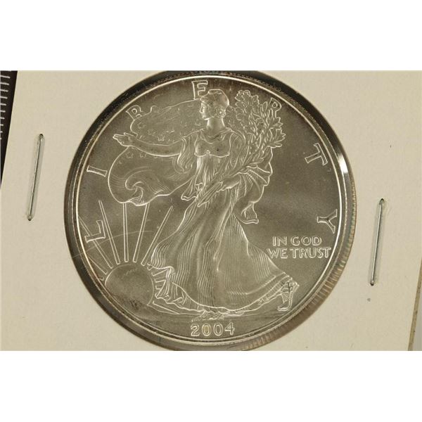 2004 $1 AMERICAN SILVER EAGLE (BRILLIANT UNC)