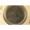 Image 2 : 1918 SAALFELD 50 PFENNIG GERMAN NOTGELD