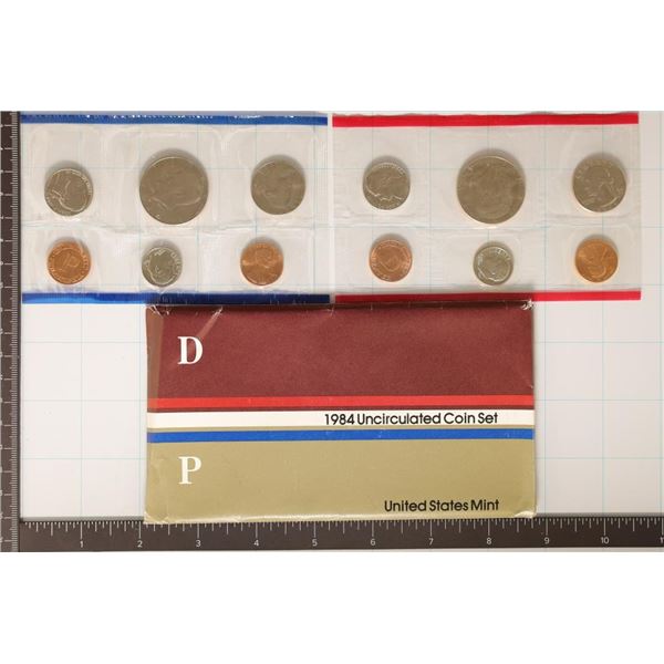 1984 US MINT SET (UNC) P/D (WITH ENVELOPE)