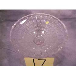 Lead crystal fruit bowl