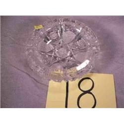 Lead crystal ash tray