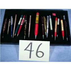 17 collectible mechanical pencils