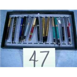 13 fountain pens