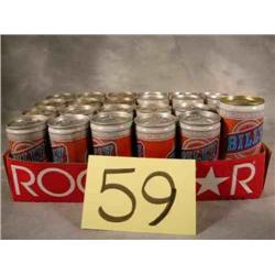 24 empty "Billy Beer" cans