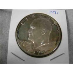 1971-S Eisenhower dollar coin