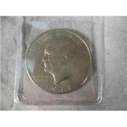 1971 Eisenhower dollar coin