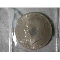 Bi-Centenial Eisenhower dollar coin