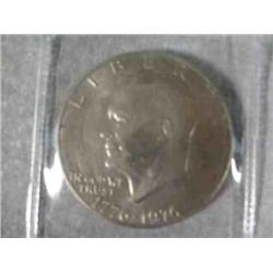 Bi-Centenial Eisenhower dollar coin