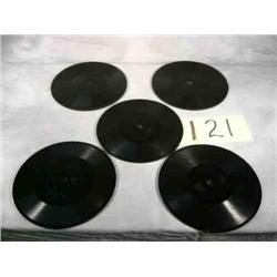 6 double sided Edison records