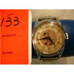 Pinocchio watch w/leather strap