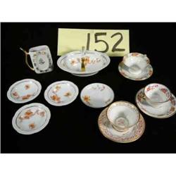 11 pcs. Bavaria china; Czech creamer