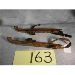 Old strap on ice skates