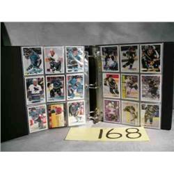 Binder w/approx. 311 hockey cards