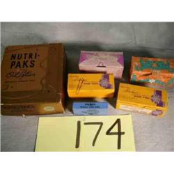 5 boxes of old hair pins