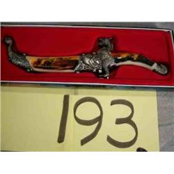 Dragon dagger w/scabbard