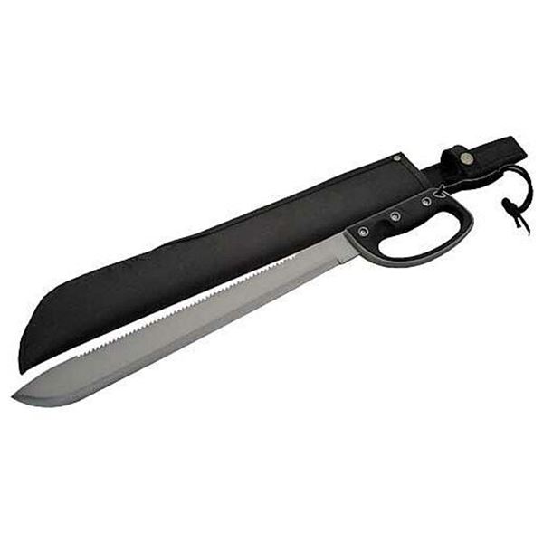 SZCO RITE EDGE 19" RUBBER GRIP MACHETE 24.75" OVERALL LENGTH