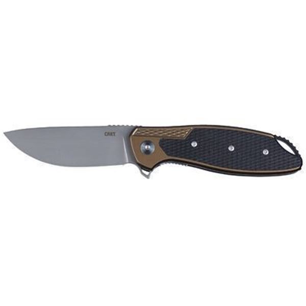 CRKT JAKE OD GREEN 3.32" PLAIN EDGE