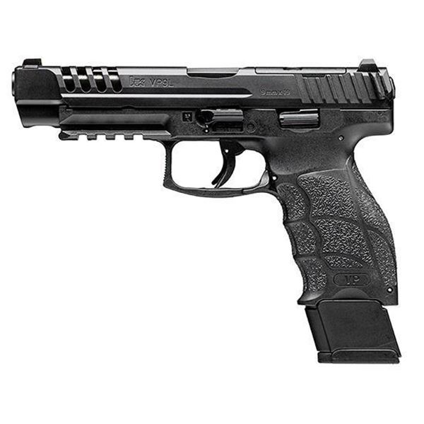 HK VP9L OR 9MM 5  BLK NS LIGHTENING CUTS 3 20RD