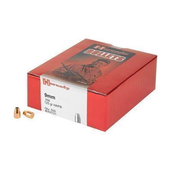 HRNDY HAP 9MM .356 125GR 500CT