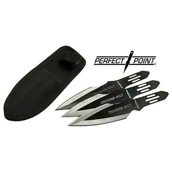 MC PERFECT POINT 6.5" SPEAR POINT THROWING KNIVES 3-PACK