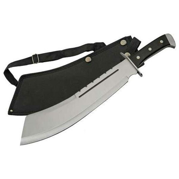 SZCO RITE EDGE 13.5  BLACK BULLY MACHETE SS BLADE W/SHTH