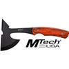 Image 1 : MC MTECH 9" TOMAHAWK W/SHEATH 3" BLACK BLADE PAKKAWOOD HNDL