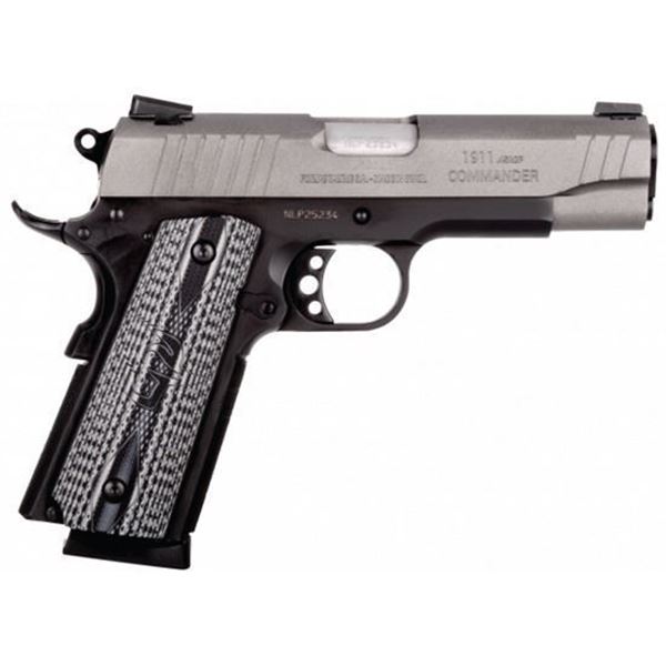 TAU PT1911 45ACP 4.25  BLK GRAY VZ GRIPS 8RD