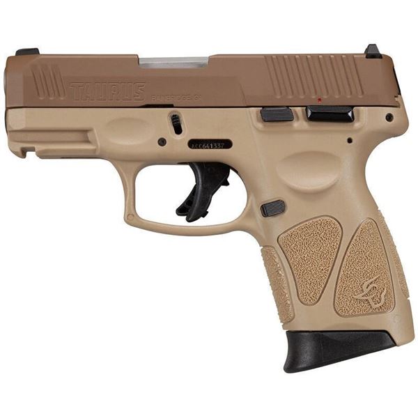 TAU G3C 9MM 3.26" COYOTE TAN SLIDE FDE FRAME 3 10