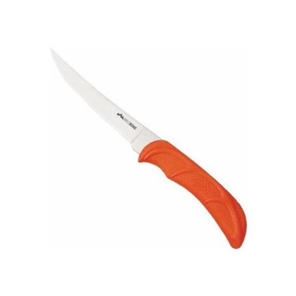 OUTDOOR EDGE 5  BONING/FILLET KNIFE ORANGE HANDLE BLISTER PK