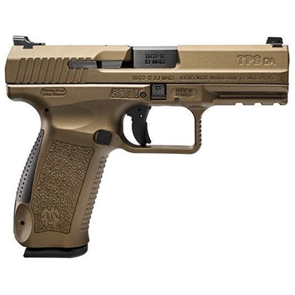 CENT CANIK TP9DA 9MM 4.07" BURNT BRONZE 18RD