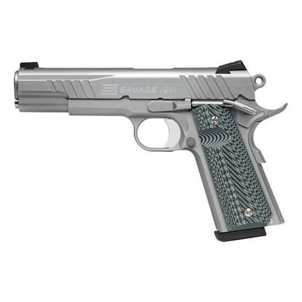 SAV 1911 GOV'T STAINLESS 45ACP 5  8RD