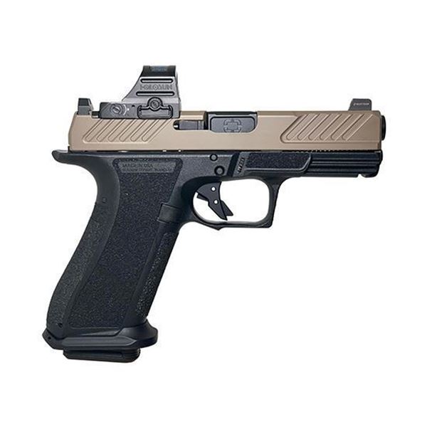 SHAS XR920 9MM 4  BLK COMBAT FDE SLIDE W/HOLO