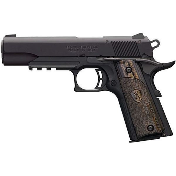 BRO 1911-22 BLACK LABEL RAIL 22LR 3 5/8  LAMINAT