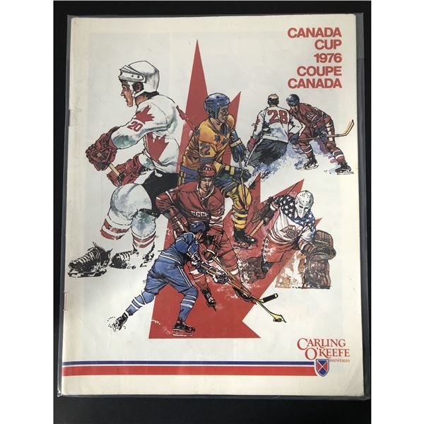 1976 Canada Cup game program
