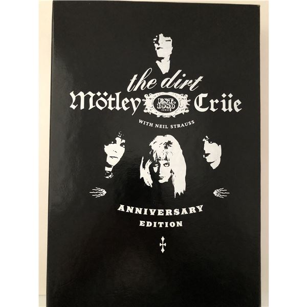 Motley Crue -- autographed copy - "The Dirt" Confessions of the World's Most Notorious Rock Band