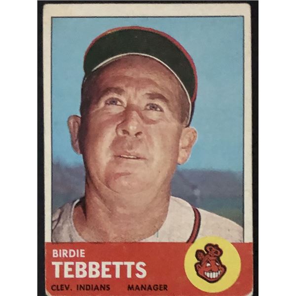 1963 TOPPS Birdie Tebbetts (HOF)