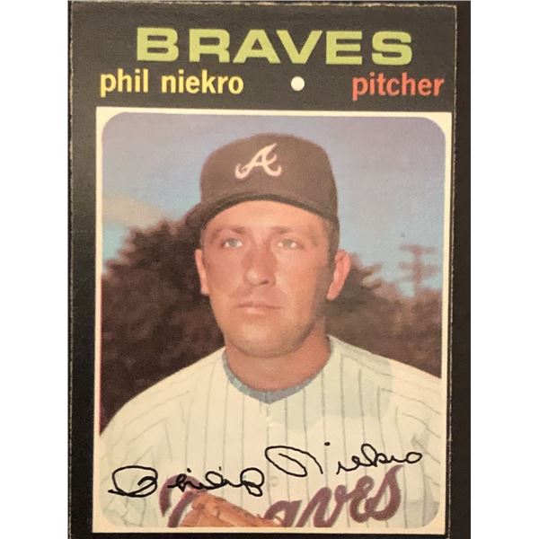 1971 O-PEE-CHEE Phil Niekro (HOF)
