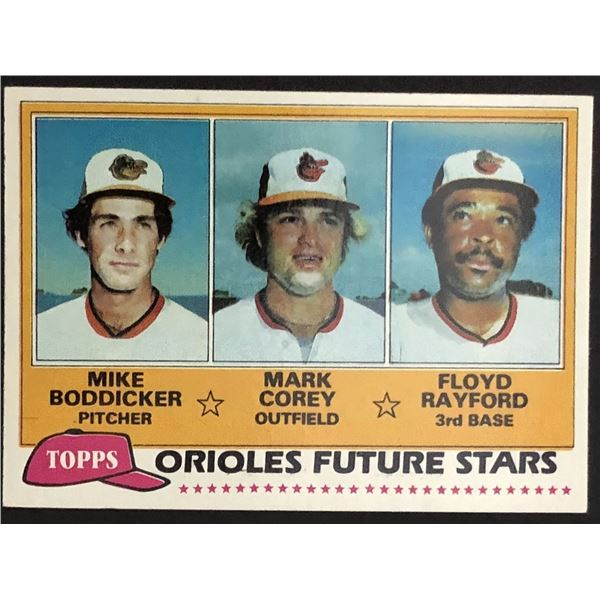 1981 TOPPS Mike Boddicker (RC)