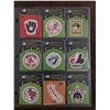 Image 1 : 1982 FLEER MLB team logo insert set (26 cards)