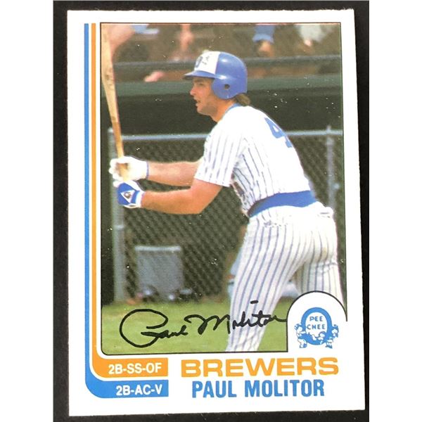 1982 O-PEE-CHEE Paul Molitor (HOF)