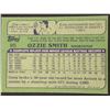 Image 2 : 1982 TOPPS Ozzie Smith (HOF)