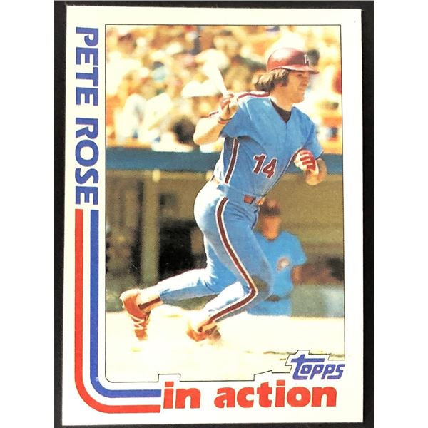1982 TOPPS Pete Rose IA