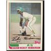 Image 1 : 1982 TOPPS Rickey Henderson (HOF)