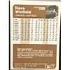Image 2 : 1983 FLEER Dave Winfield (HOF)