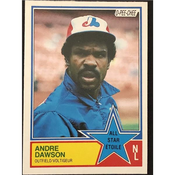 1983 O-PEE-CHEE Andre Dawson AS (HOF)