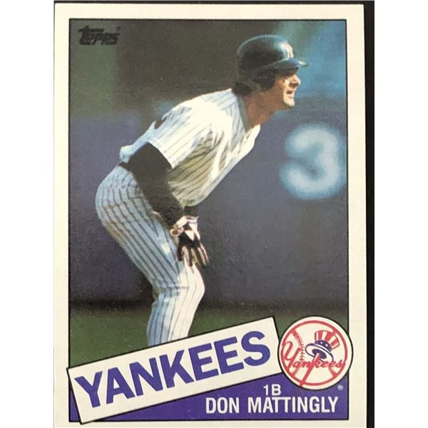 1985 TOPPS Don Mattingly
